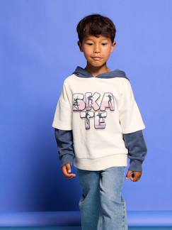 Sweat à capuche garçon  - vertbaudet enfant