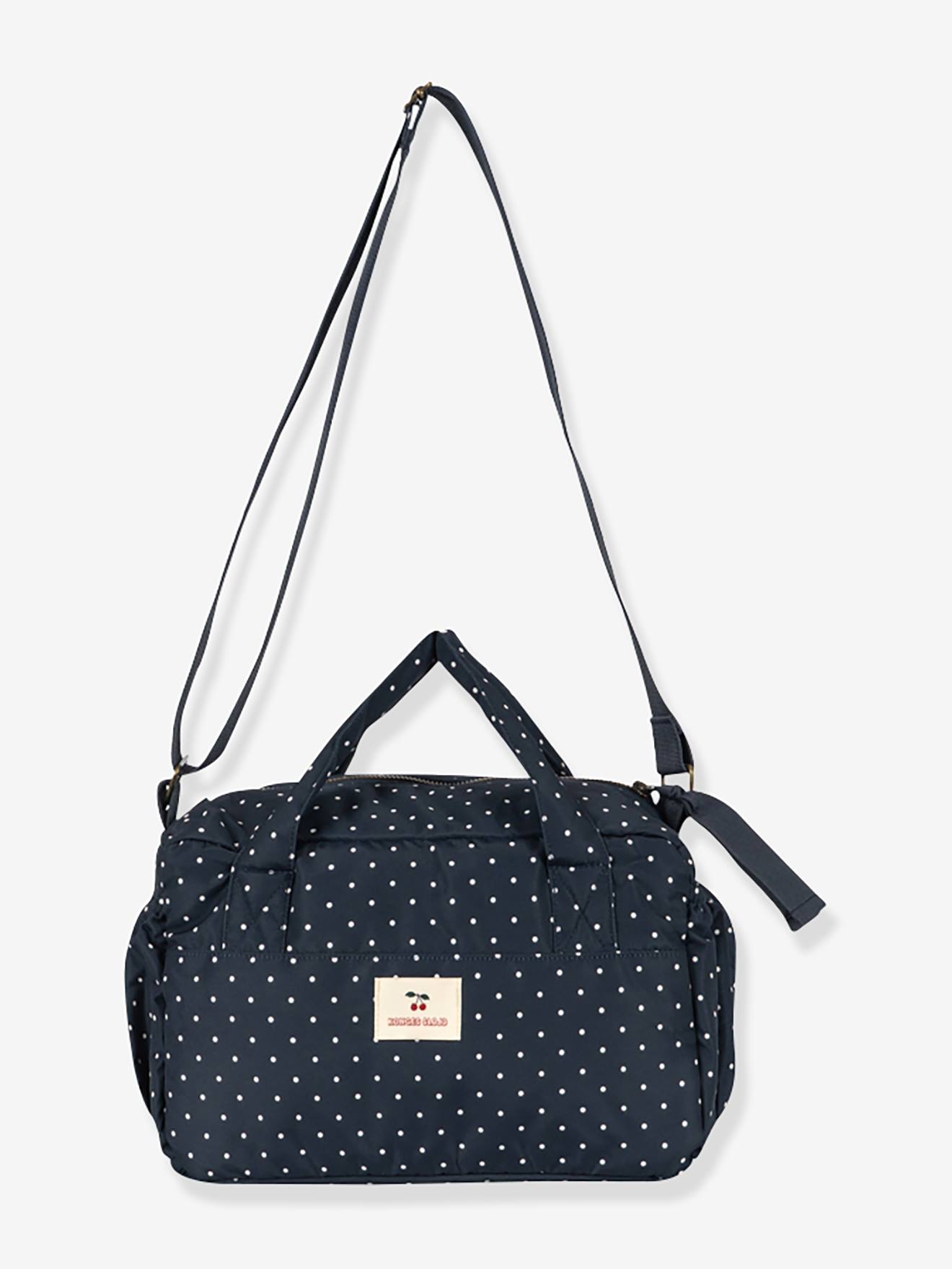 Sac à langer multipoches bleu