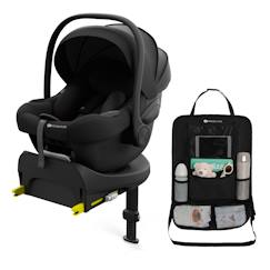 Puériculture-Siège auto kinderkraft i-lite avec base endura safe fx i-size isofix pivotante 90° coque naissance