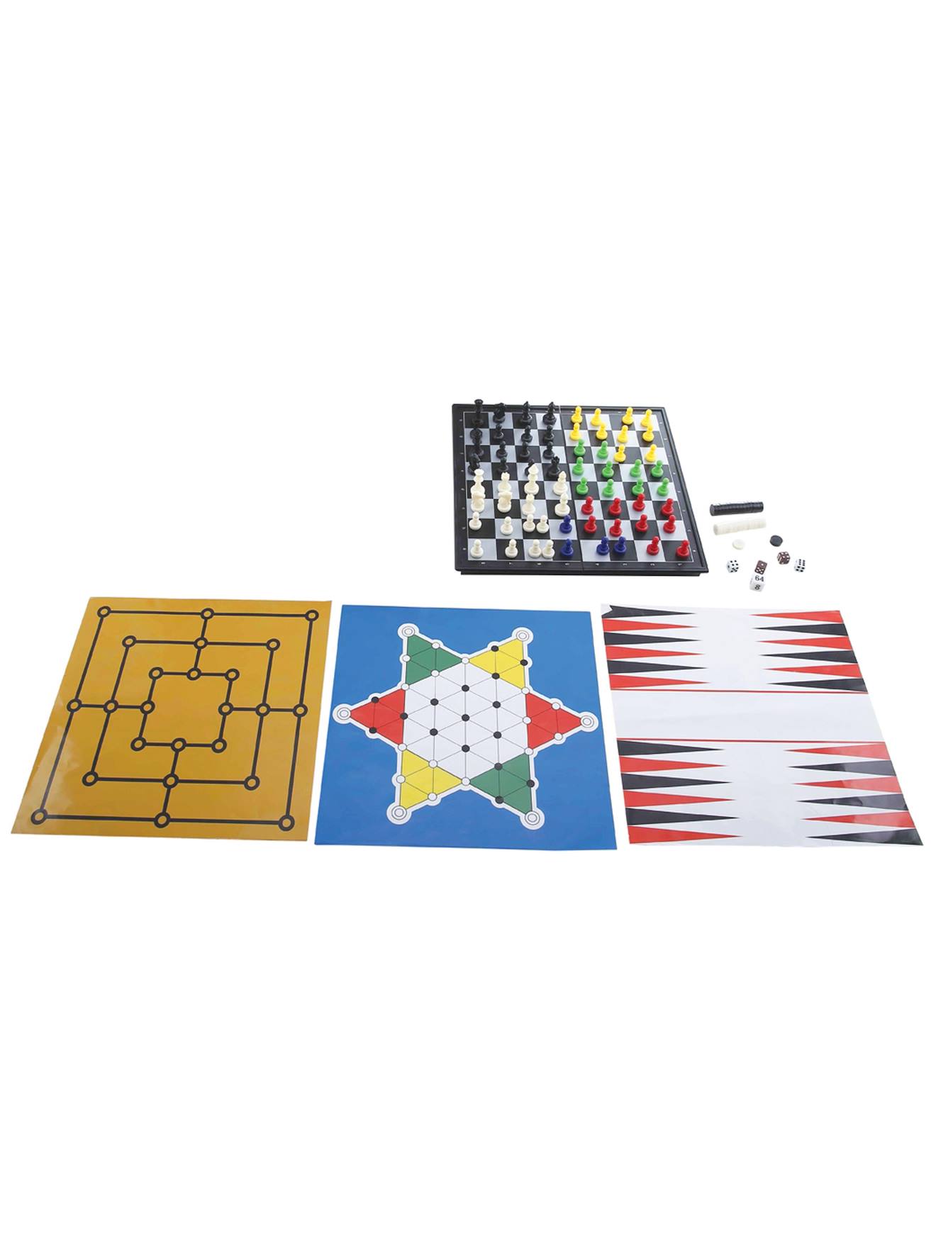 Jeu De Ludo Magnétique De Voyage Pliable - Plateau 24,5 Cm - Pions Aimantés - 2 à 4 Joueurs - Idée Cadeau