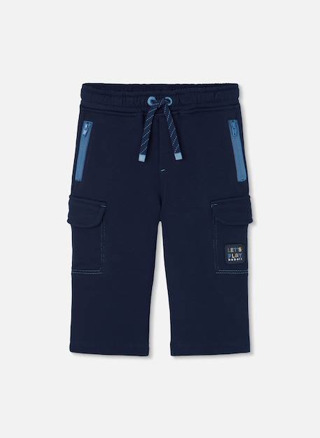 Pantalon molleton garçon cargo  - vertbaudet enfant