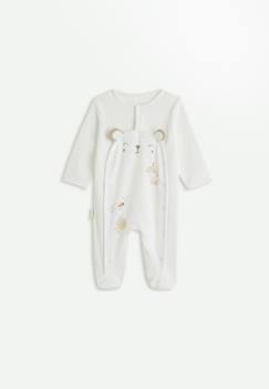 Bébé-Pyjama, surpyjama-Pyjama bébé en velours ouverture pont eliah