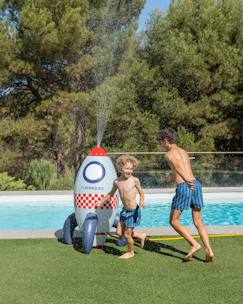 Jouet-Arroseur gonflable enfant forme fusee jardin