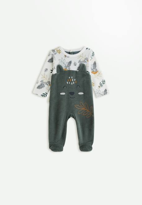 Bébé-Pyjama bébé en velours elliott
