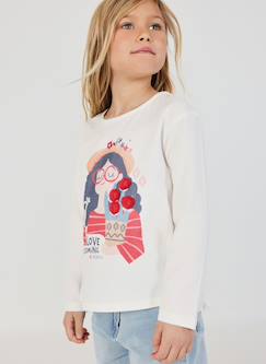 -T-shirt fille en coton