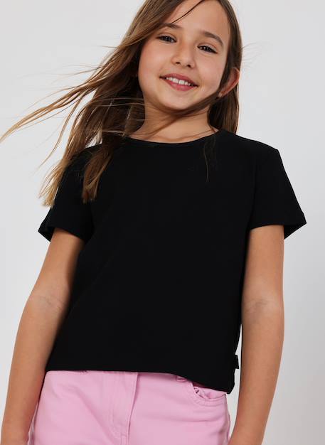 Fille-T-shirt fille coton