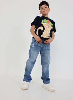 Pantalon enfant denim  - vertbaudet enfant