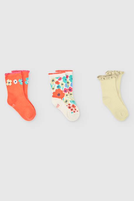 Fille-Lot de chaussettes en coton