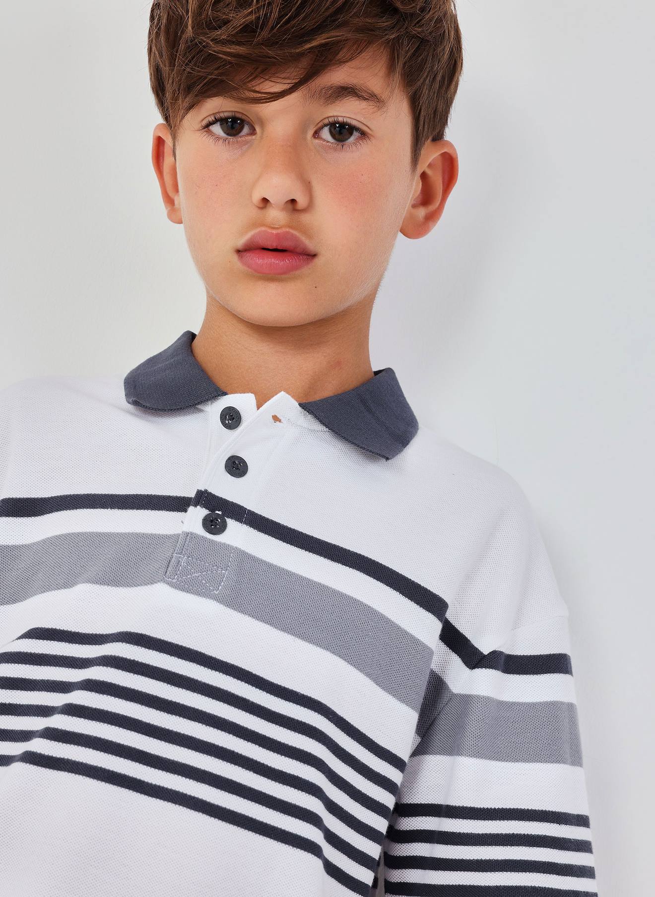 Polo Enfant Coton Ray Multicolore 15$
