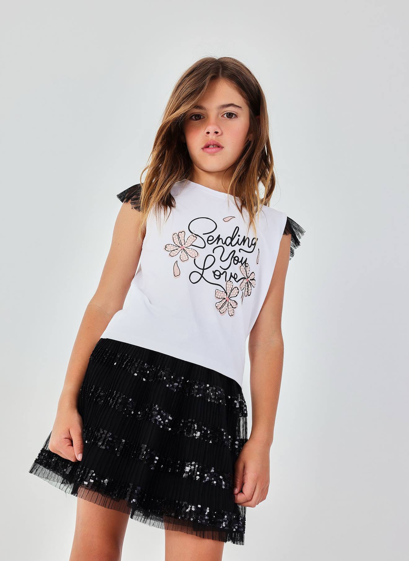 Jupe Coton Noir 18$