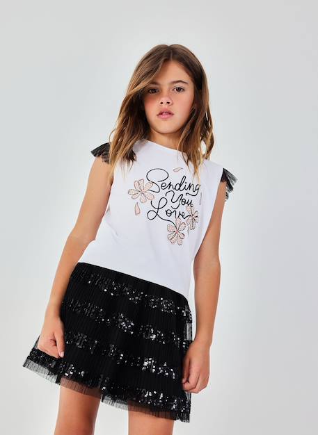 Fille-Jupe-Jupe coton