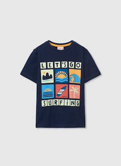 Garçon-T-shirt, polo, sous-pull-T-shirt-T-shirt enfant en coton