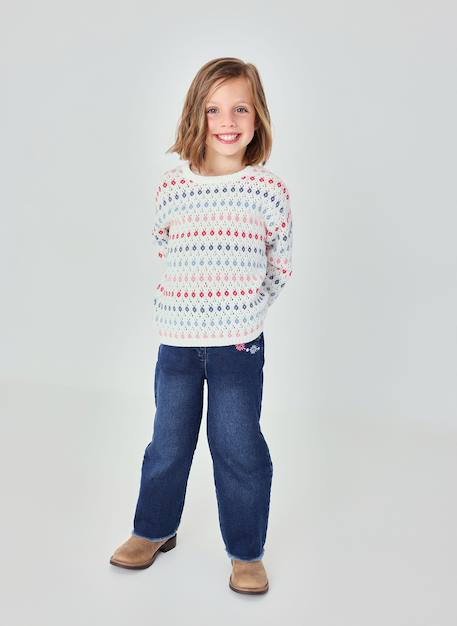 Fille-Pantalon fille en denim