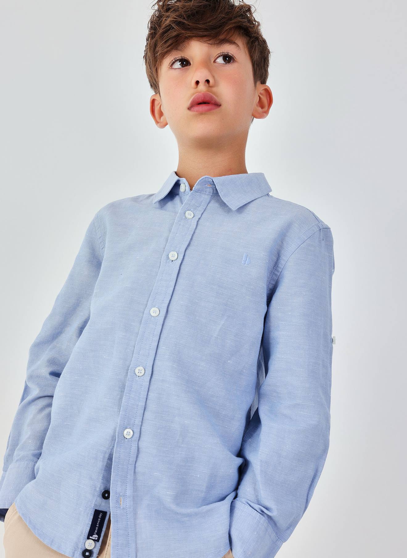 Chemise En Lin Bleu 13 €