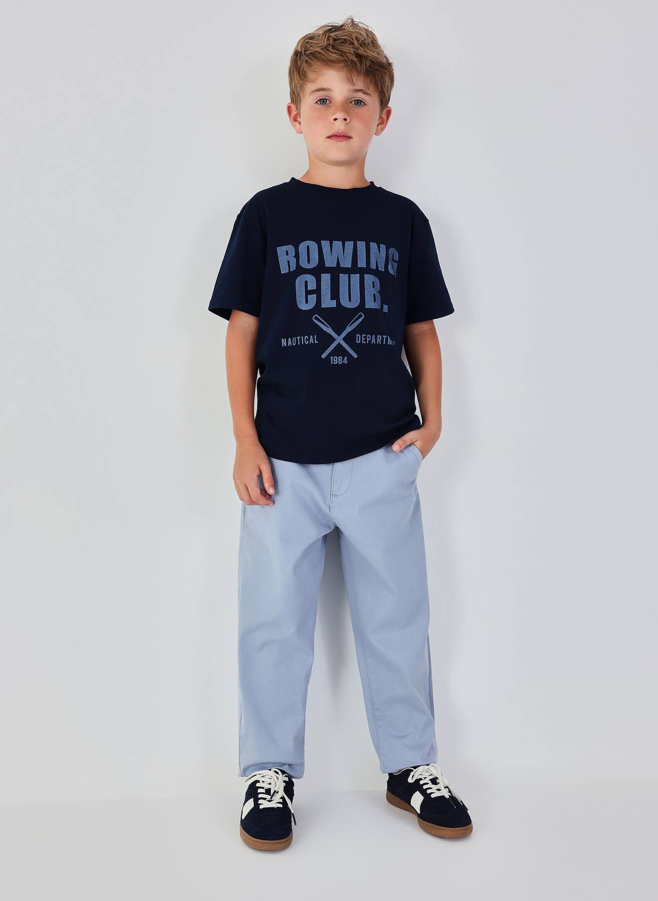 Pantalon Enfant Coton Bleu 13 €