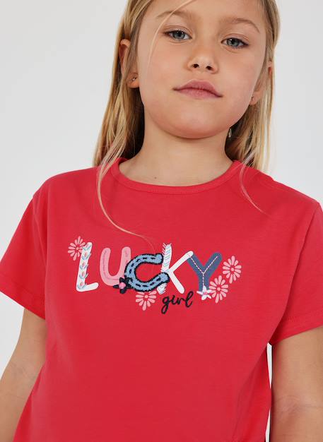 Fille-T-shirt, sous-pull-T-shirt-T-shirt fille coton