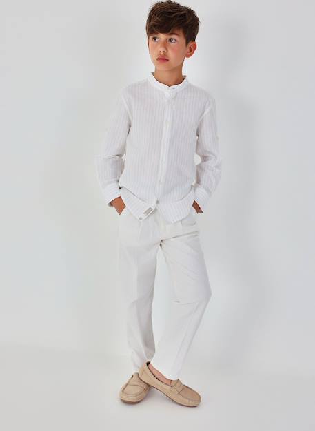Pantalon enfant lin  - vertbaudet enfant