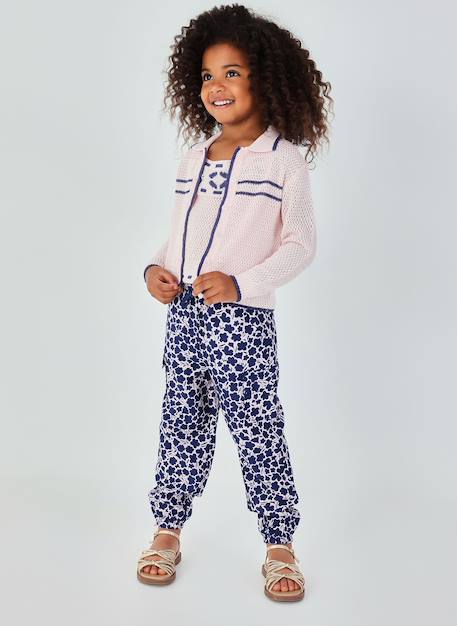 Fille-Pantalon-Pantalon fille imprimé fleurs