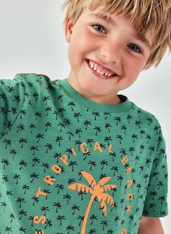 -T-shirt enfant coton imprimé