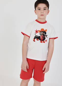 -Pyjama enfant en coton imprimé