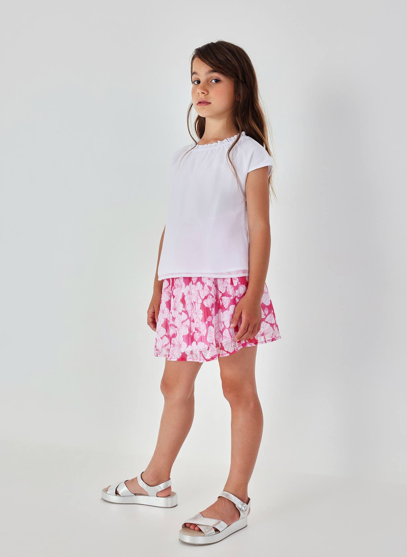 Jupe Imprime Fleurs Multicolore 14 €