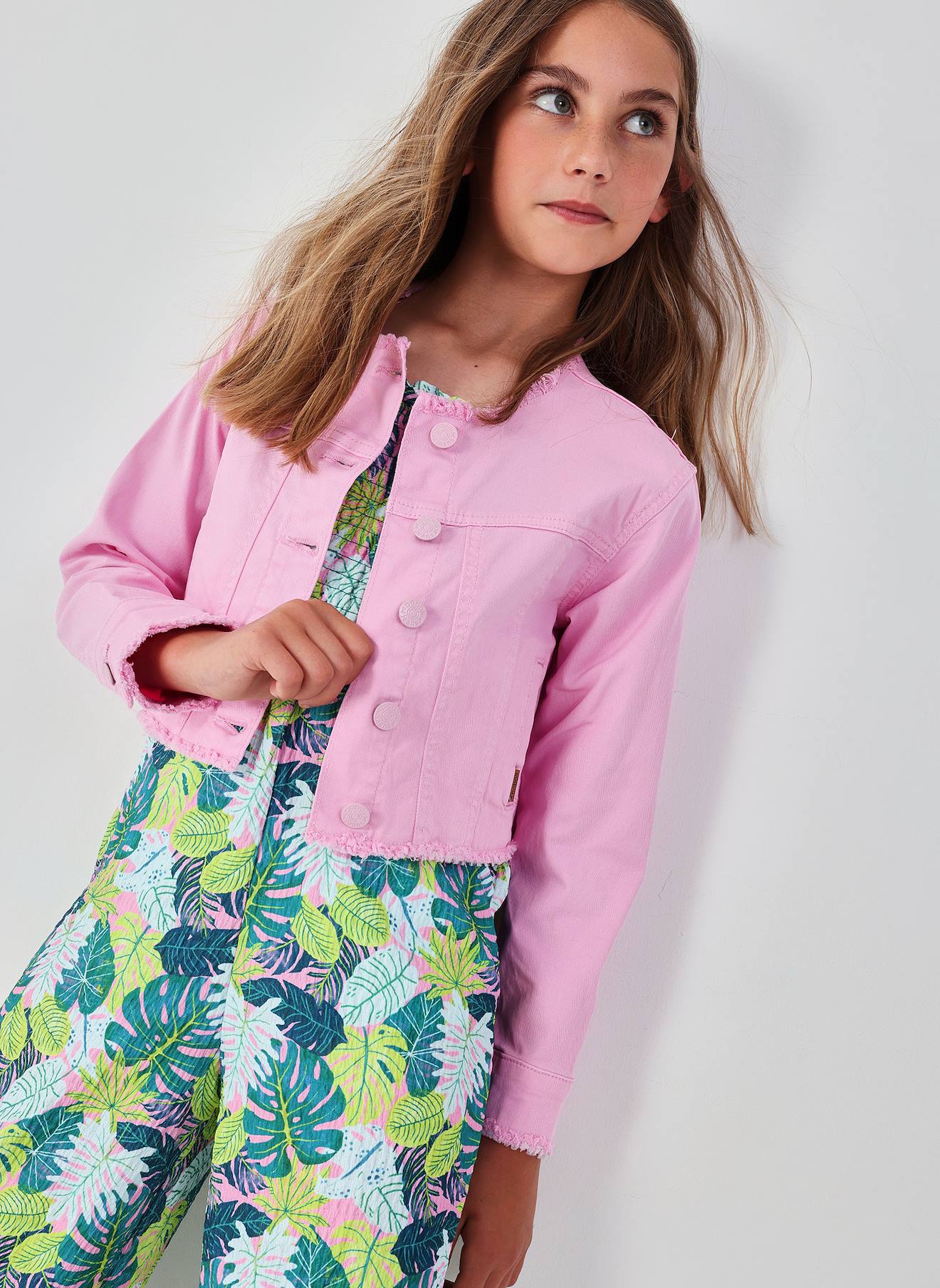 Veste Coton Rose