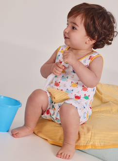 Barboteuse en coton imprimé  - vertbaudet enfant