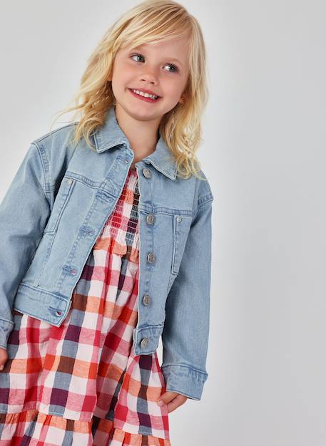Veste en denim pour fille  - vertbaudet enfant