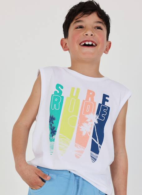 T-shirt à manches courtes en coton  - vertbaudet enfant