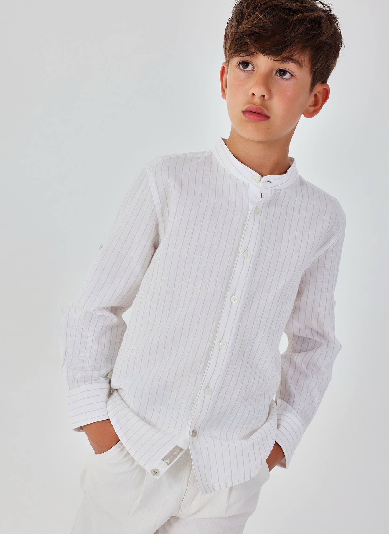 Chemise En Lin Raye Multicolore 14 €