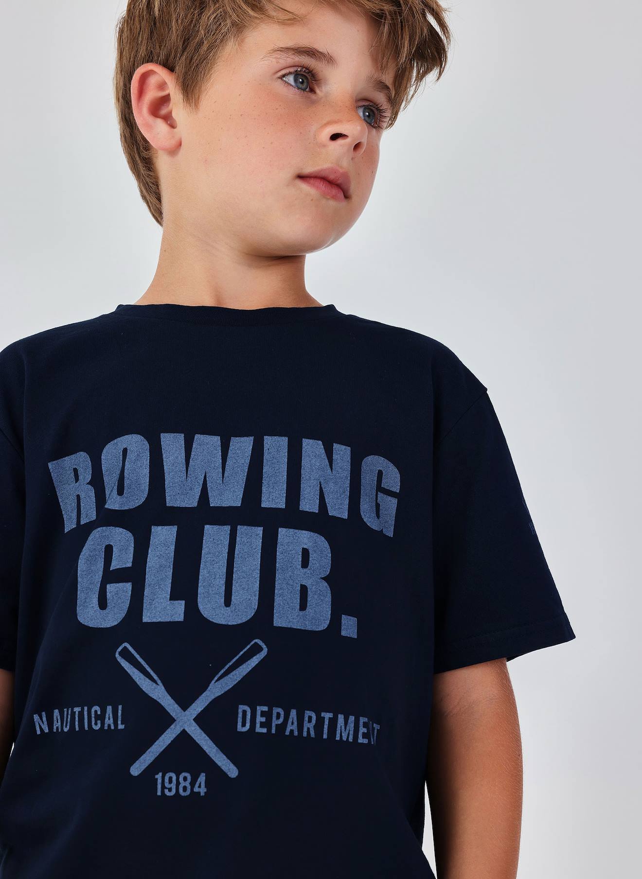 T-shirt Garçon Coton Bleu