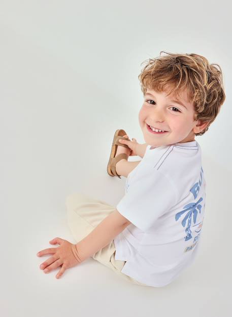 Garçon-T-shirt enfant coton