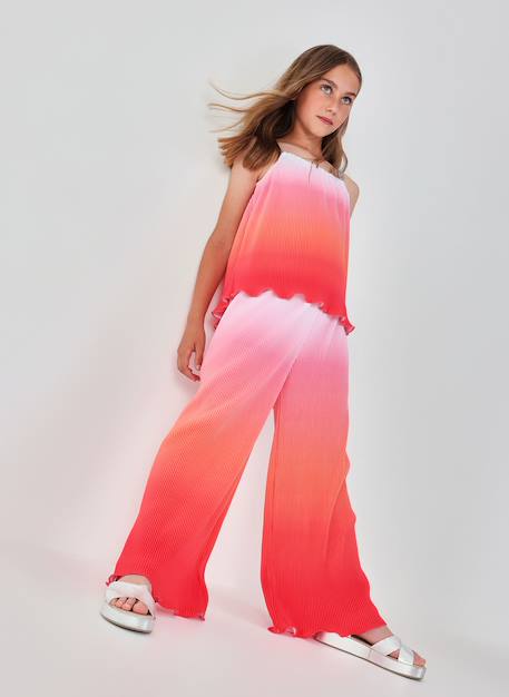 Fille-Pantalon-Pantalon fille en mousseline