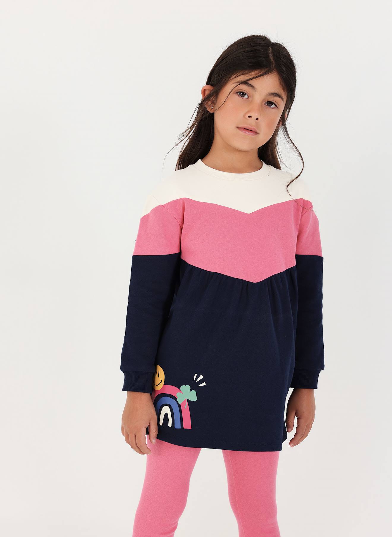 Ensemble En Maille Fille Imprim Bleu 40$