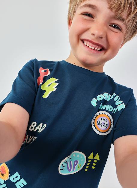 Garçon-T-shirt garçon en jersey de coton