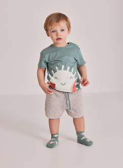 -Ensemble bébé t-shirt et short en coton