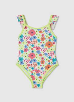 -Maillot de bain pour fille imprimé fleurs