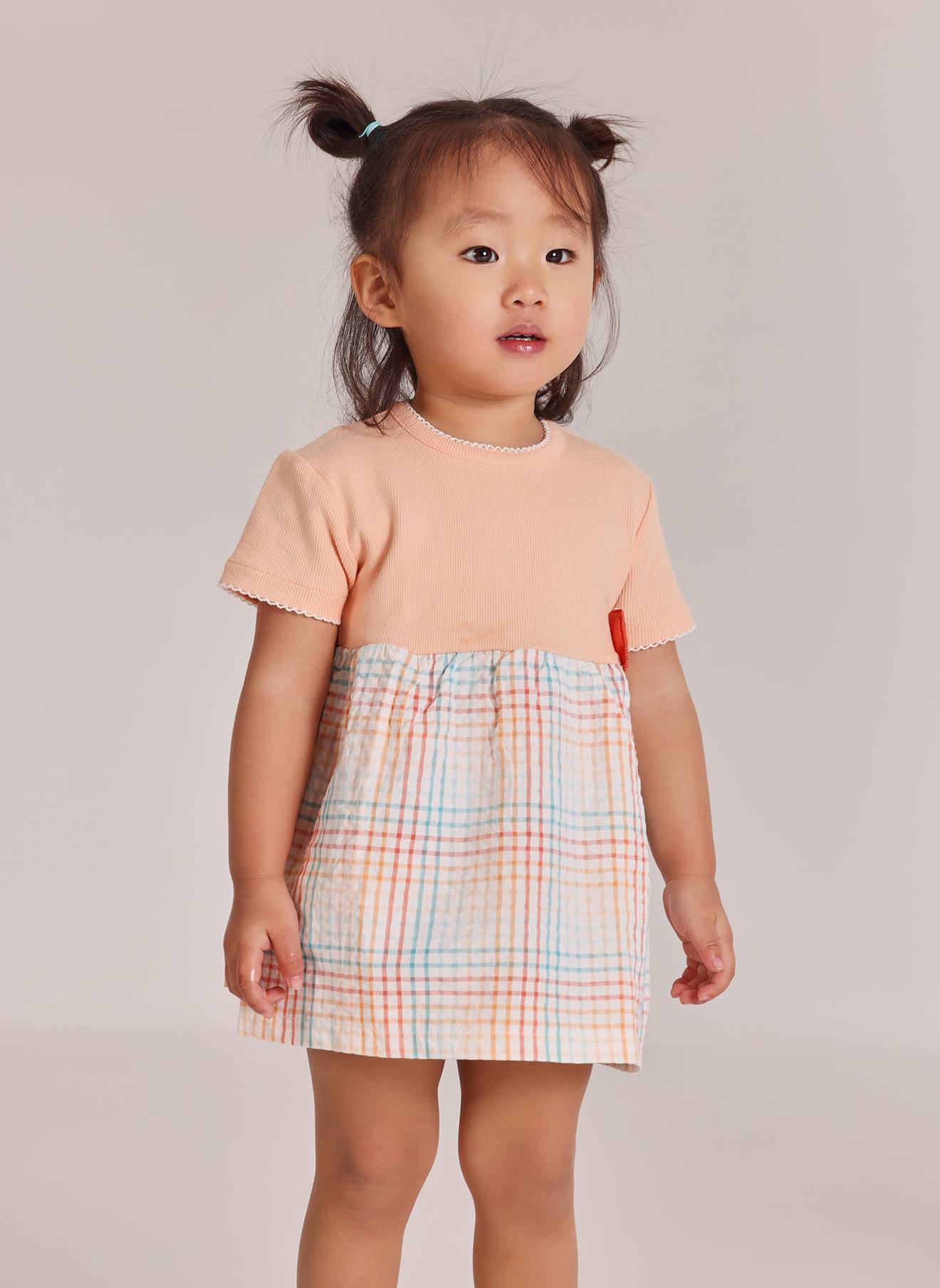 Robe En Tricot Combine Orange 16$