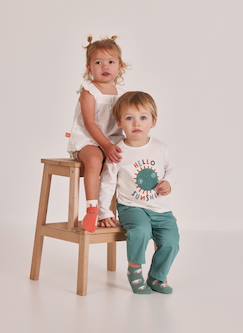 -Ensemble bébé t-shirt et pantalon coton