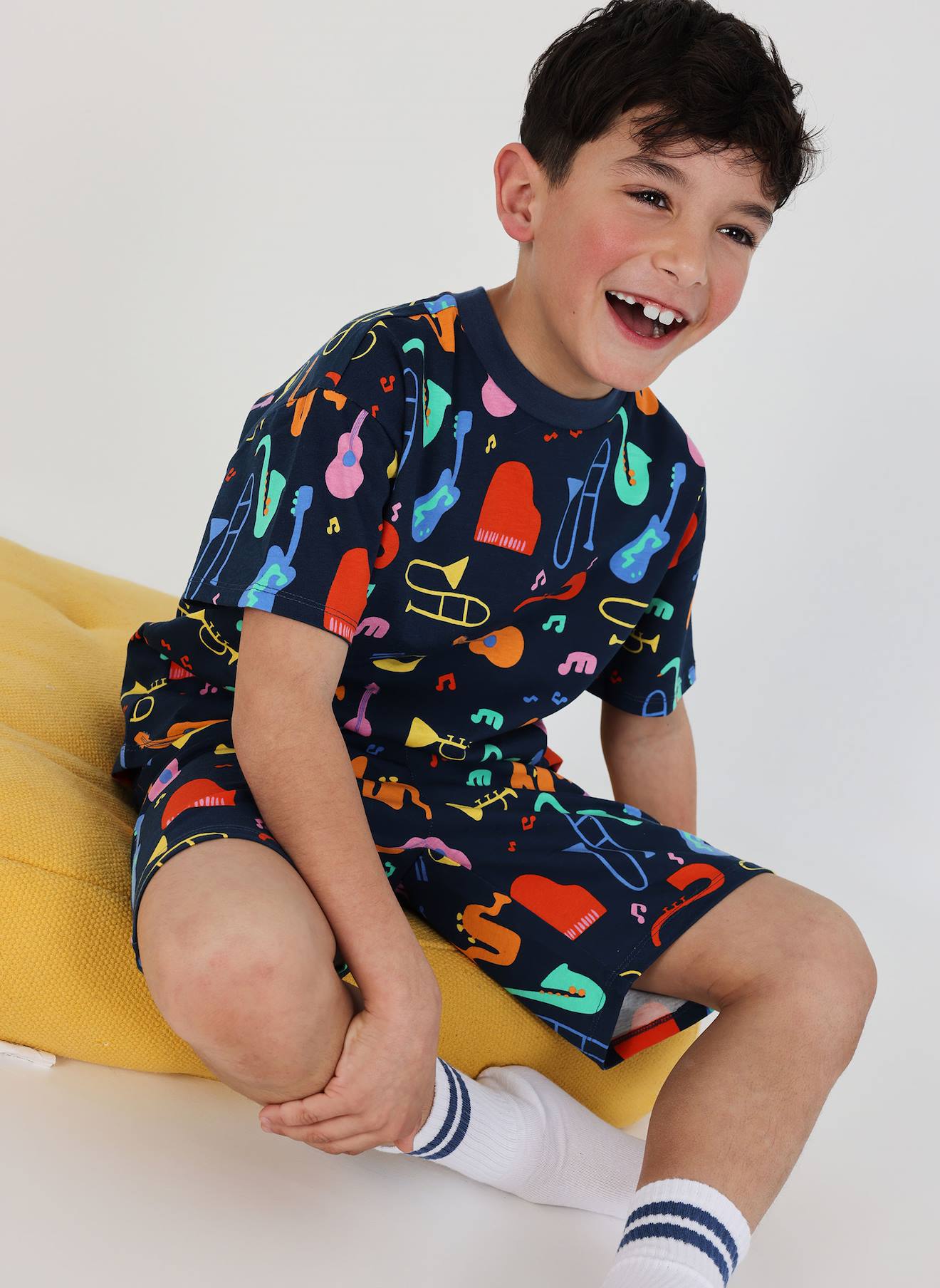 Pyjama Enfant En Maille Instruments De Musique Multicolore