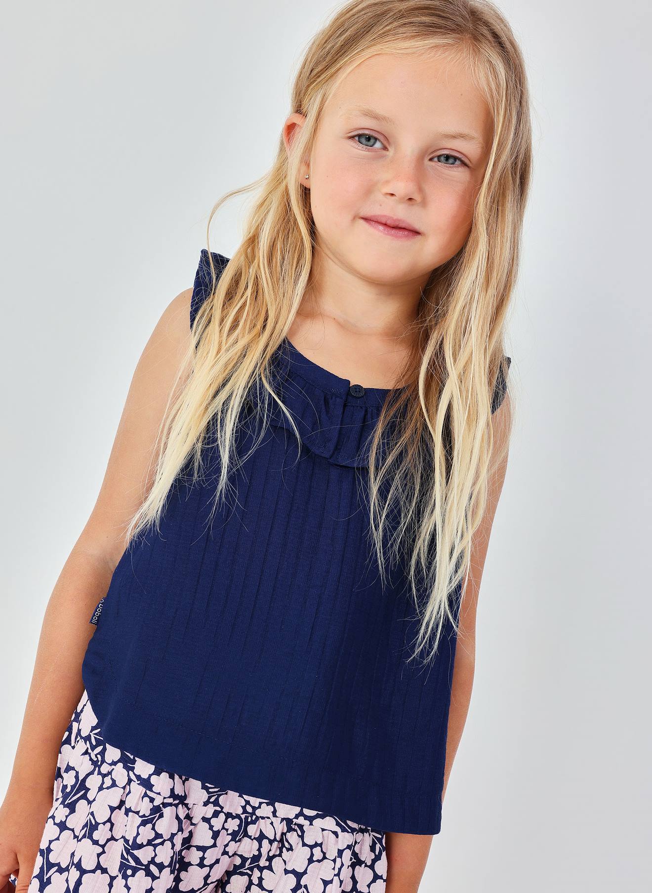 Blouse Coton Bleu 14 €