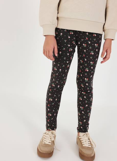 Fille-Legging imprimé fleurs