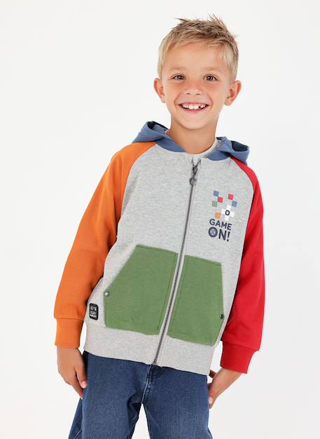 Garçon-Sweat-shirt à capuche garçon game on