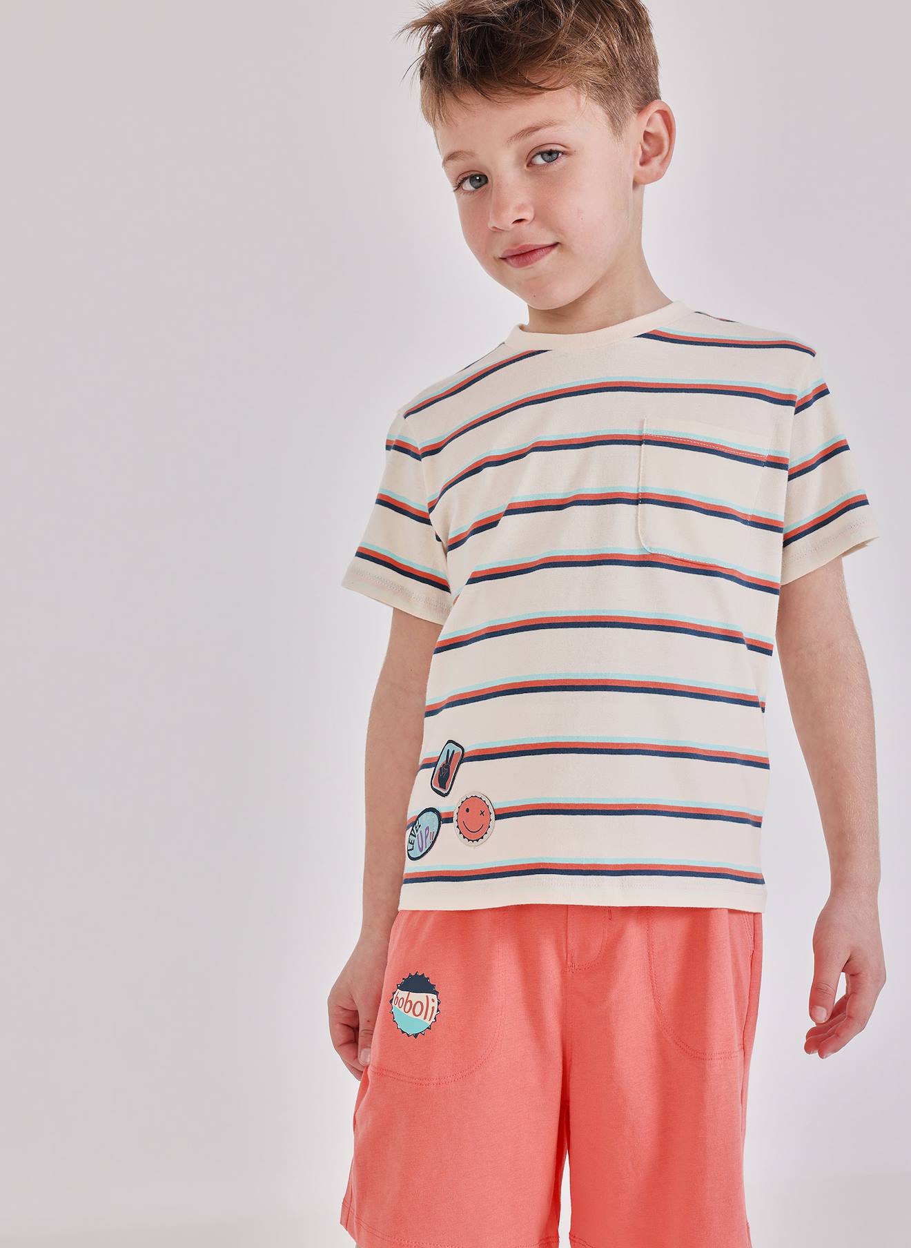 Bermuda En Coton Orange
