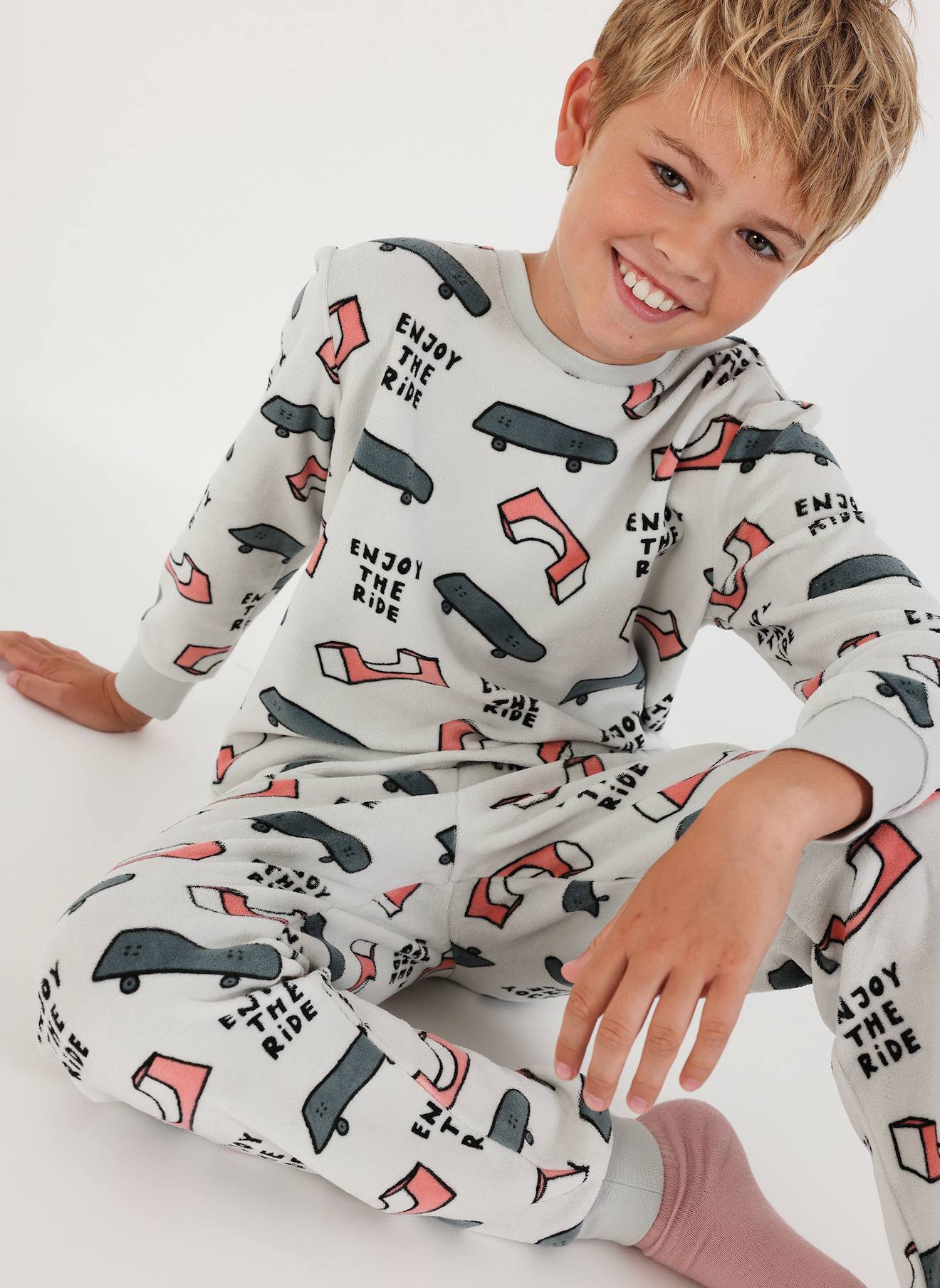 Pyjama Molleton Garon Imprim Skate Multicolore 40 €