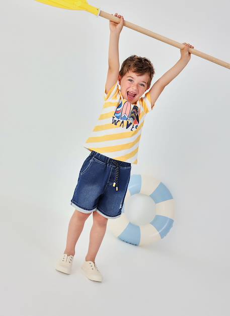 Bermuda en denim garçon  - vertbaudet enfant