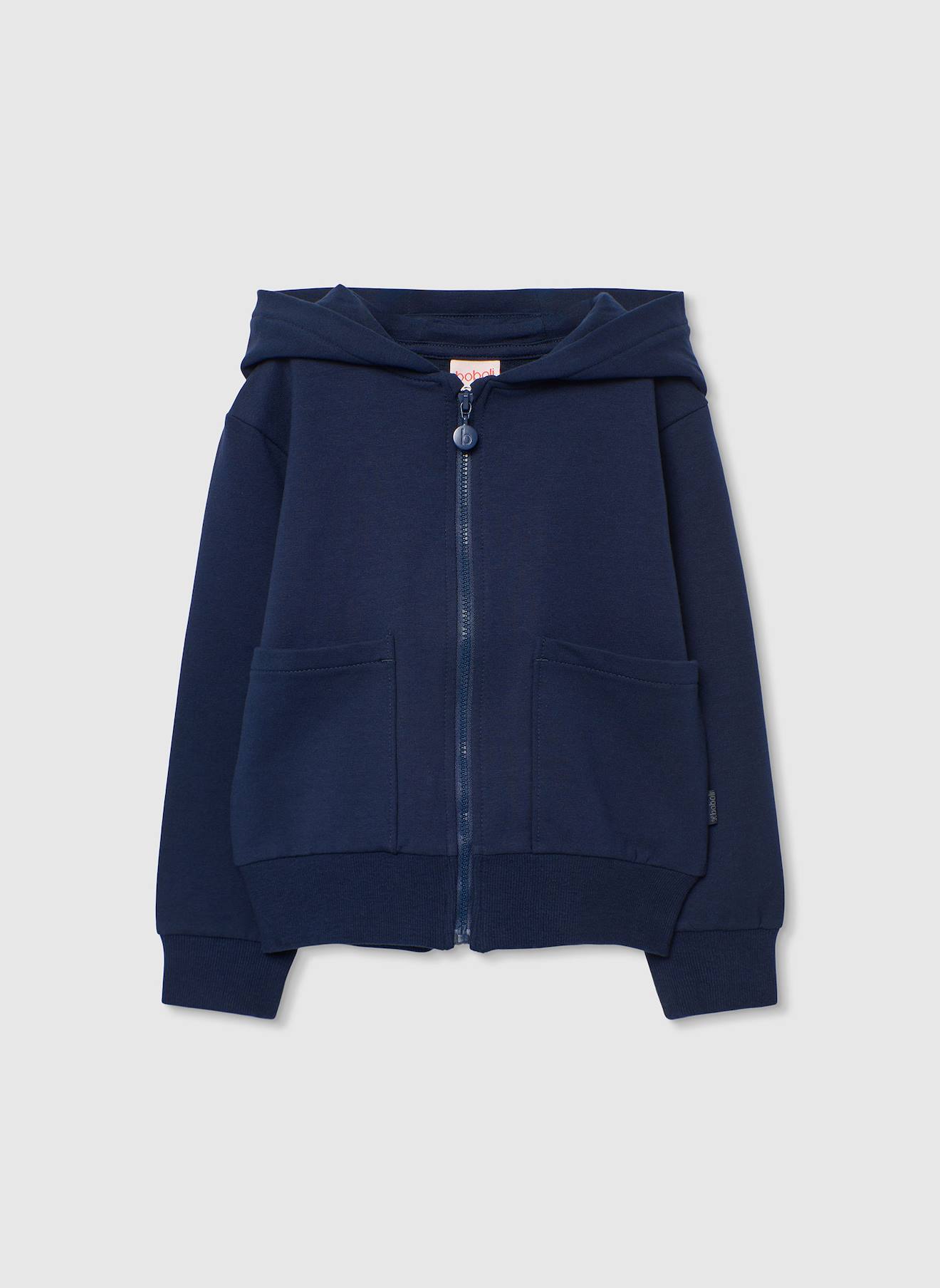 Sweat À Capuche Zippé Bleu Sweat À Capuche Zippé Bleu