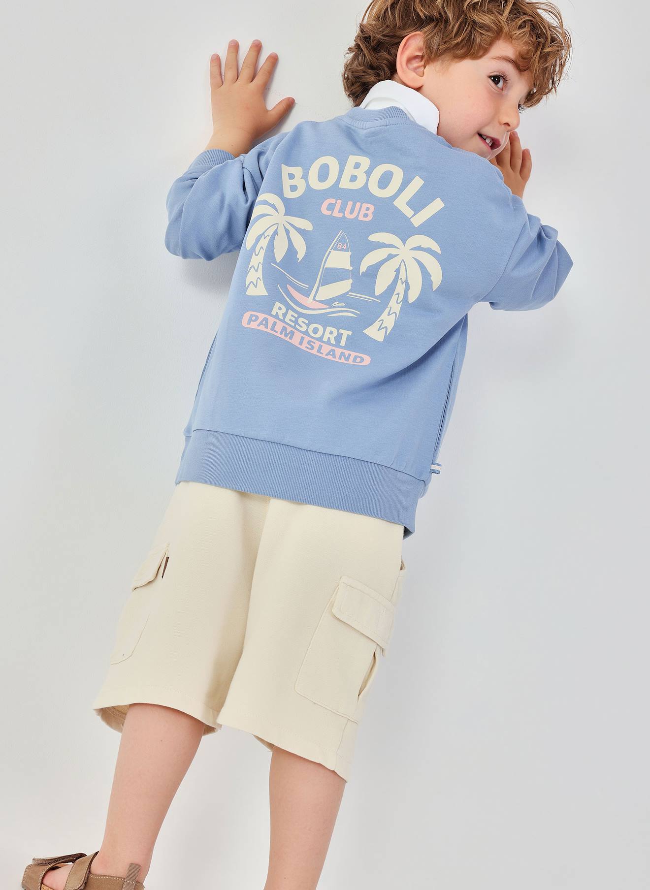 Sweat-shirt Enfant Bleu Sweat-shirt Enfant Bleu