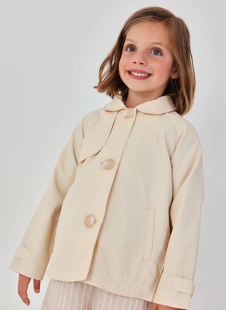 Fille-Manteau-Veste cotonen lin