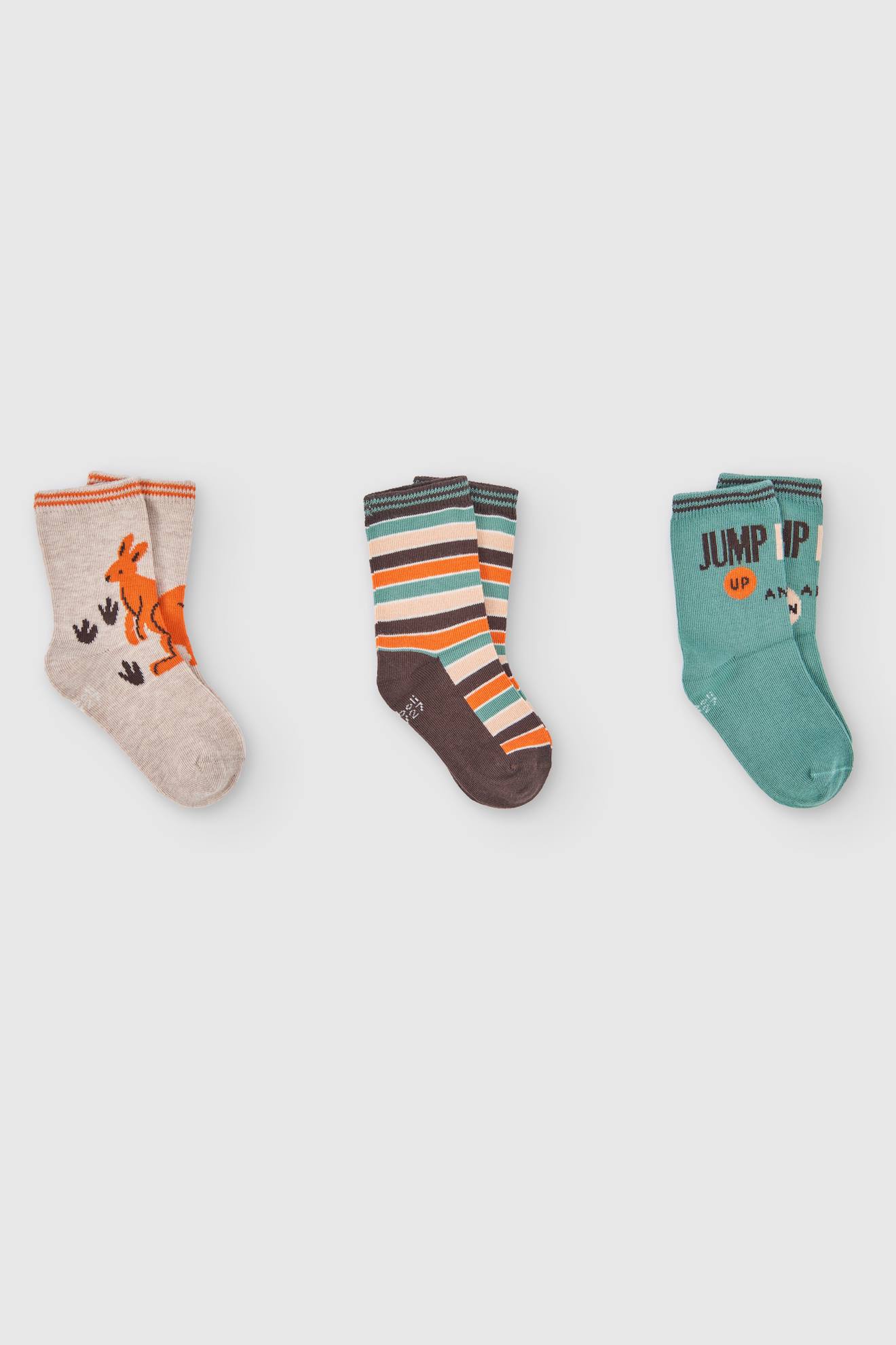 Pack De Chaussettes En Coton Vert 5 €